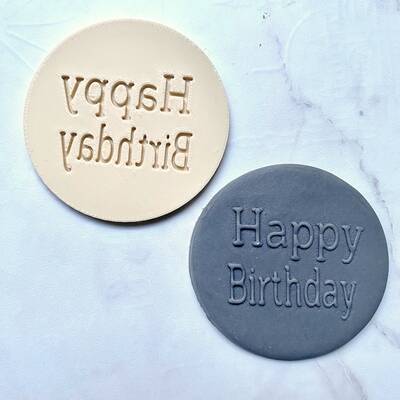Stamp kaşe Happy Birthday-2; 7 cm - 1