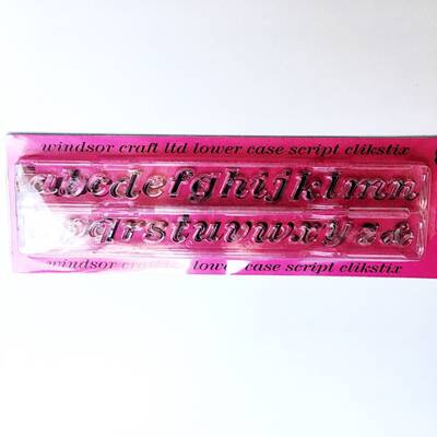 Clikstix SCRIPT Lower Case alphabet - 1