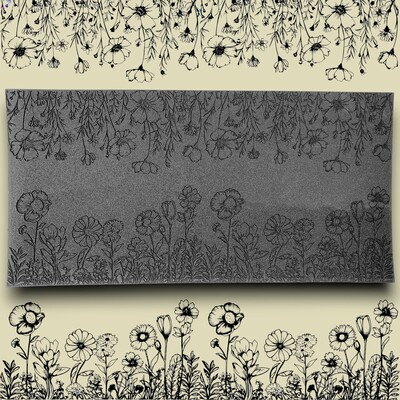 Doku transfer matı Botanical Borders-1; 38x19 cm - 1