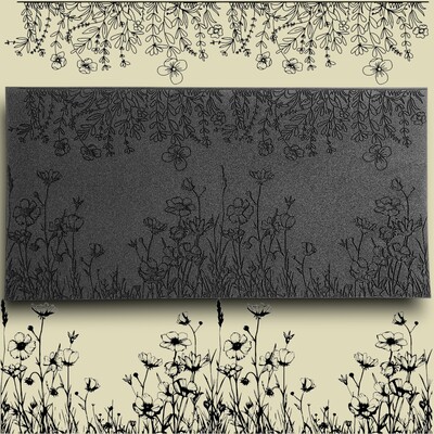 Doku transfer matı Botanical Borders-2; 38x19 cm - 1
