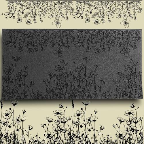 Doku transfer matı Botanical Borders-2; 38x19 cm - 1
