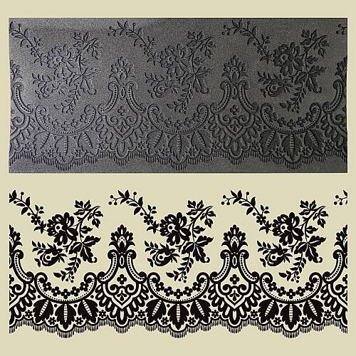 Doku transfer matı Lace Border-1; 38x19 cm - 1