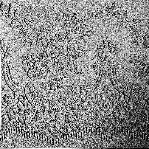 Doku transfer matı Lace Border-1; 38x19 cm - 2