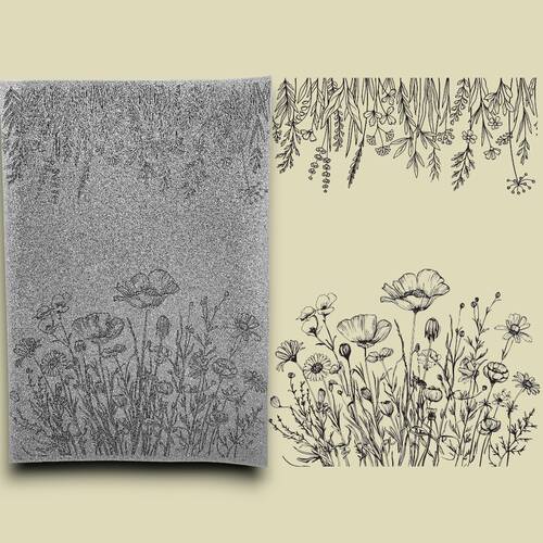 Doku transfer matı Botanical Borders-4; 33x22 cm - 1