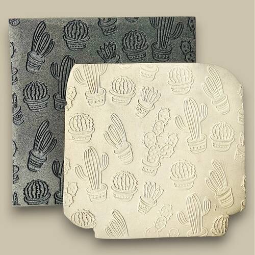 Doku transfer matı Cactus Pattern; 15*15 cm - 1