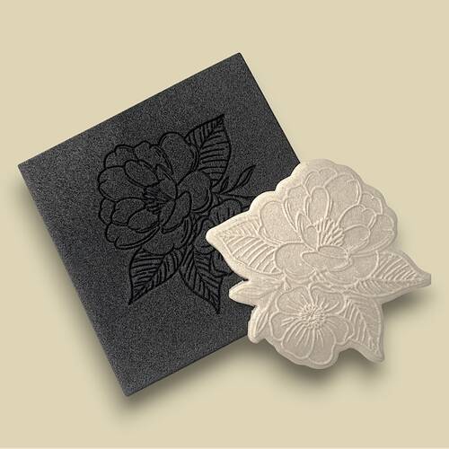 Doku transfer matı Camellia-2; 8*8 cm - 1