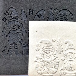 Doku transfer matı Elf; 15x15 cm - 2