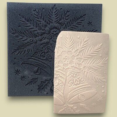 Doku transfer matı Jingle Bells; 15x15 cm - 1