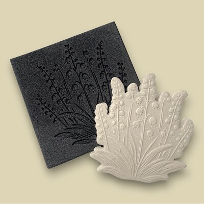 Doku transfer matı Lily of the Valley-1; 8*8 cm
