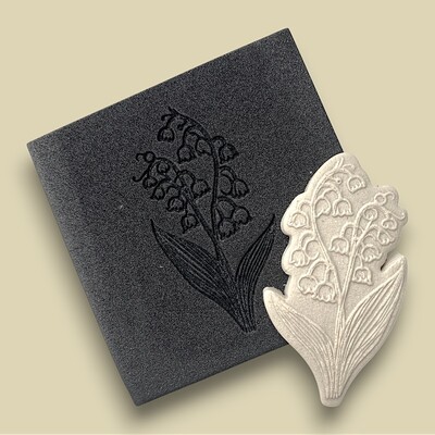 Doku transfer matı Lily of the Valley-2; 8*8 cm