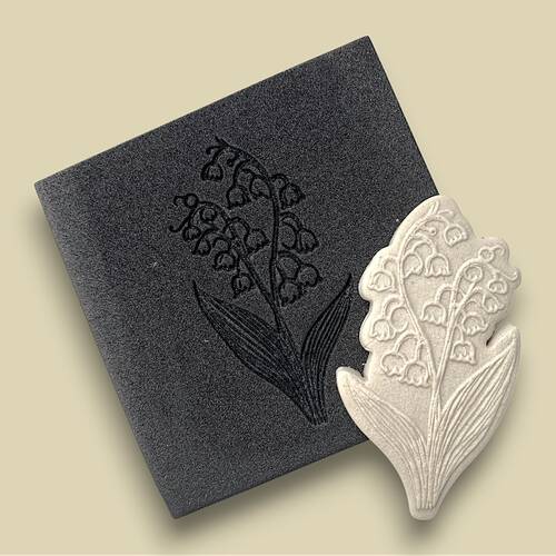 Doku transfer matı Lily of the Valley-2; 8*8 cm - 1