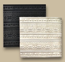 Doku transfer matı Nordic Pattern-2; 15x15 cm - 1