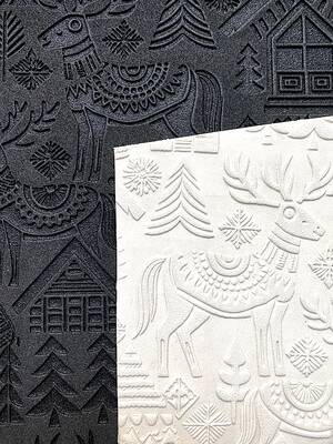 Doku transfer matı Nordic Pattern-4; 32x22 cm - 3