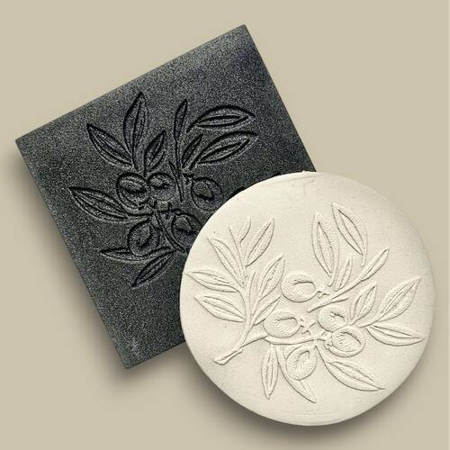 Doku transfer matı Olive; 8*8 cm - 1