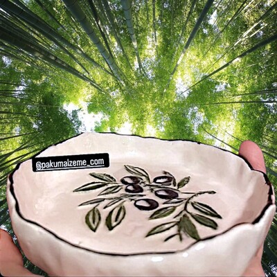 Doku transfer matı Olive; 8*8 cm - 2