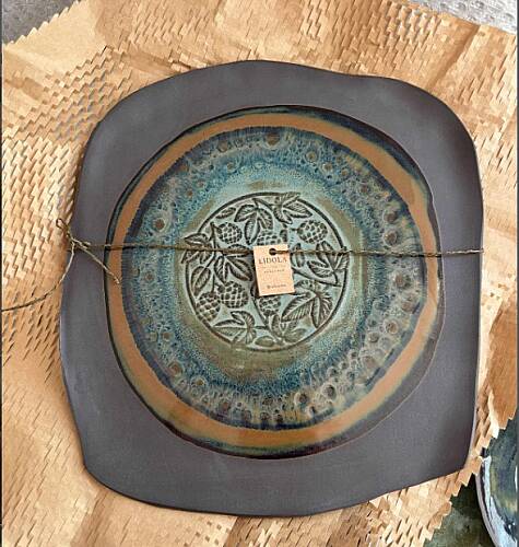 Doku transfer matı Pine Cones Round Frame; 15x15 cm - 2