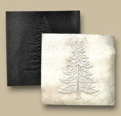 Doku transfer matı Single Pine Tree-2; 15*15 cm - 1