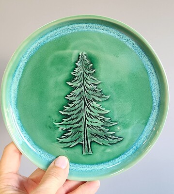 Doku transfer matı Single Pine Tree-2; 15*15 cm - 2