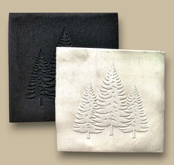 Doku transfer matı Triple Pine Tree; 15x15 cm - 1