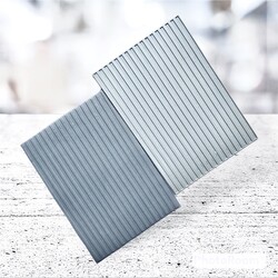 Dokulu kauçuk mat STRIPES-2MM; 10*7 cm - 1