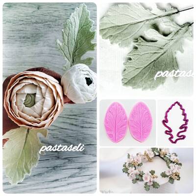 Dusty Miller kesici ve damarlama seti - 1