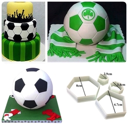 Plastic cutter set Football