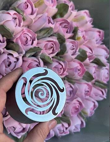 Krema sıkma duy ucu XXL Çelik 4'lü Disk Seti NOZZLE ZEFİR Marshmallow XXL - 3
