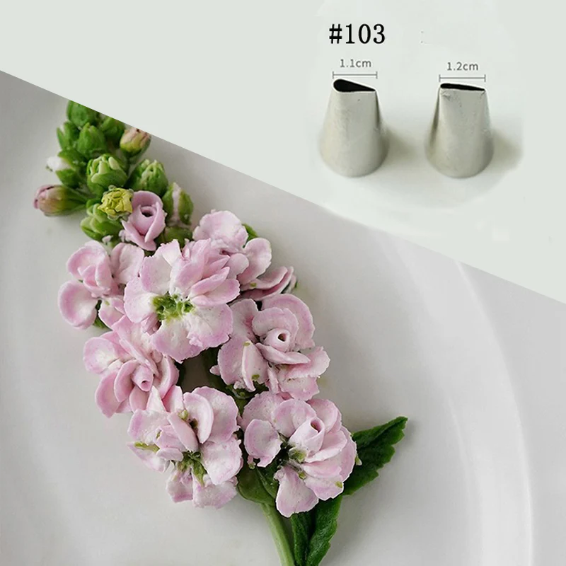 Krema sıkma duy ucu no: 103 düz petal (11 mm ağız çapı) (1)