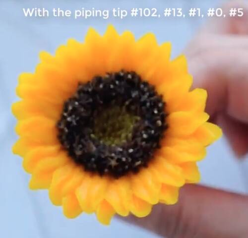 Krema sıkma duy ucu no:102 düz petal (8 mm ağız çapı) - 2