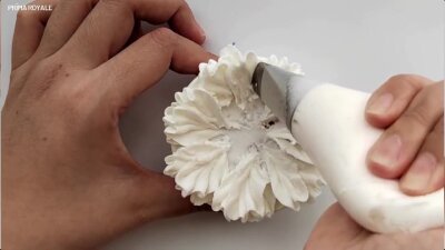 Krema sıkma duy ucu no:126K Kore petal (20 mm ağız çapı) - 5