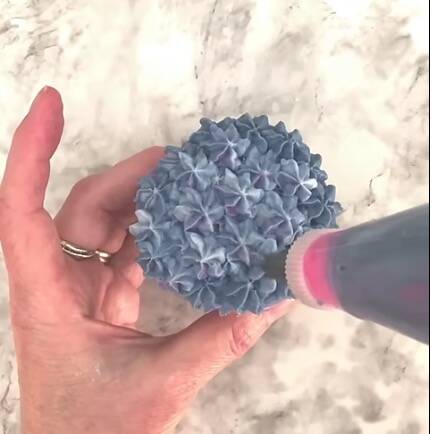 Krema sıkma duy ucu no:129 Drop Flower / Dökme Çiçek - 5