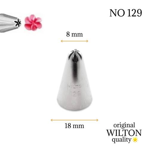 Krema sıkma duy ucu no:129 Drop Flower / Dökme Çiçek - 1