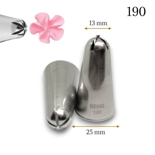 Krema sıkma duy ucu no:190 Drop Flower / Dökme Çiçek - 1