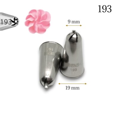 Krema sıkma duy ucu no:193 Drop Flower / Dökme Çiçek