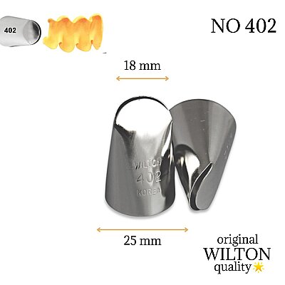 Krema sıkma duy ucu no:402 (18 mm ağız çapı)