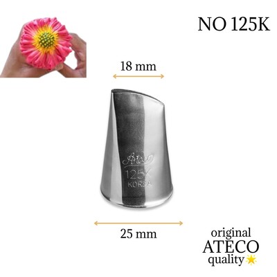 Piping tip nozzle no:125K Korean petal (18 mm openning)