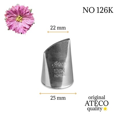 Piping tip nozzle no:126K Korean petal (22 mm openning)