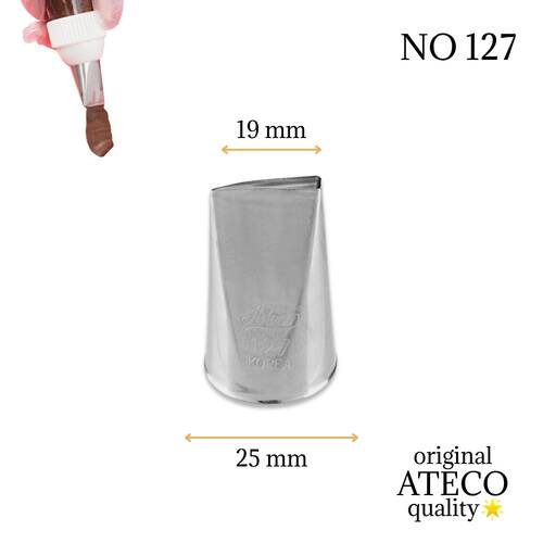 Piping tip nozzle no:127 straight petal (19 mm openning) - 1