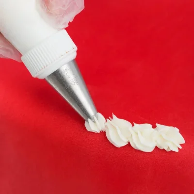 Krema sıkma duy ucu no: 133 kapalı yıldız & Rosette (8 mm ağız çapı) (1)