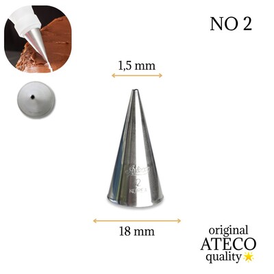 Piping tip nozzle no:2