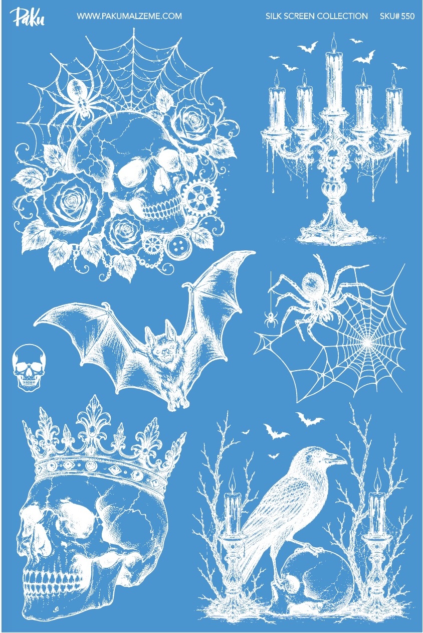 Mesh Stencil Ceramic Collection Drakkina Gothic-1 (33*22 cm) - 1