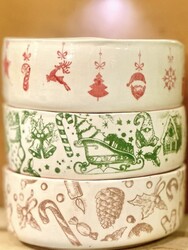 Mesh Stencil Ceramic Cup Col. Ginger Concept; 30*10 cm - 3