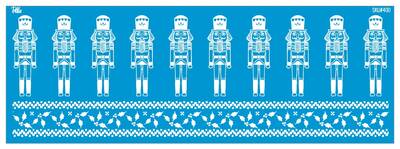 Mesh Stencil Ceramic Cup Col. Nutcracker; 30*10 cm - 1