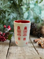Mesh Stencil Ceramic Cup Col. Nutcracker; 30*10 cm - 2