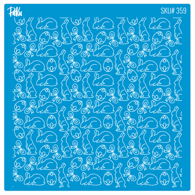 Mesh Stencil Cookie Clay Collection; Easter Background - 1