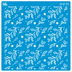 Mesh Stencil Cookie Clay Collection;  Flower Canvas - 1