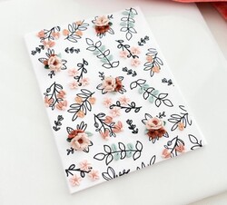 Mesh Stencil Cookie Clay Collection;  Flower Canvas - 2