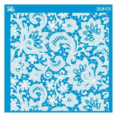 Mesh Stencil Cookie Clay Collection; Lace-2 - 1