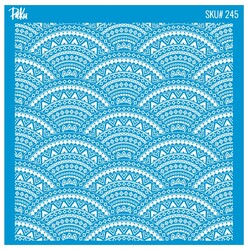 Mesh Stencil Cookie Clay Collection; Mandala - 1