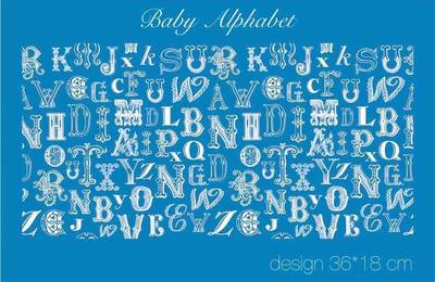 Mesh Stencil Crystal Collection; Baby Alphabet - 1